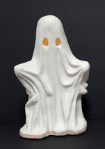 NEW RARE Pottery Barn Tall Handcrafted Ceramic Ghost Luminary 7.5&quot; w x 6&quot; d x 12 - £126.54 GBP