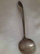 Vtg National Silver Company E.P.N.S. 6&quot; Silver Plate Gravy Sauce Ladle Spoon  - £10.30 GBP