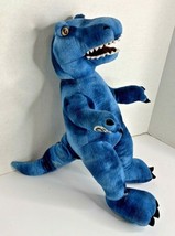 Build A Bear Blue Plush Dinosaur Stuffed Animal Toy 17.5 in tall - £15.81 GBP