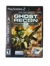 Tom Clancy&#39;s Ghost Recon 2 (Sony PlayStation 2, 2004): CASE AND MANUAL N... - $3.95