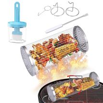 Grill Basket Outdoor Stainless Steel Rotating Bracket Small Size 1 Pack - $74.18 MXN Grill Basket Outdoor Stainless Steel Rotating Bracket Small Size 1 Pack - $74.18 MXN
