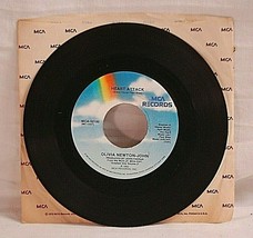 Olivia Newton John 45 RPM 7&quot; Vinyl Music Record Heart Attack &amp; Stranger&#39;s Touch - $14.84