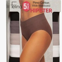*Felina Pima Cotton Hipster Panty 5 Pack - £15.58 GBP