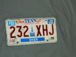 United States Tennessee 2000 / Dyer County Passenger License Plate # 232... - $5.89