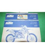 2000 KTM 250/300/380 SX, MXC, &amp; EXC Spare Parts Manual Engine + Chassis - $8.99