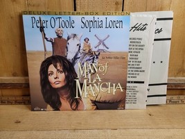 Laserdisc MAN of LA MANCHA Deluxe Letter-Box Edition Peter O&#39;Toole Sophi... - $13.96