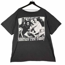 Barack Obama President Distressed Graphic Tee Shirt Black 3XL First Family - £14.42 GBP