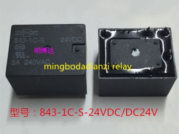 843-1C-C, 24VDC Relay, SONG CHUAN Brand New!!