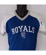 Adidas Kansas City Royals Jersey Shirt Large 14-16 Boys Blue - $18.95