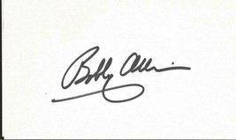 Bobby Allison Signed 3x5 Index Card - £14.78 GBP