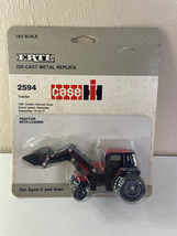 ERTL 1/64 Scale Case IH 2594 Row Crop Tractor with Loader 1980s - £11.80 GBP