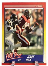 JERRY RICE 1990 Score ALL PRO #590 Hall of Famer San Francisco 49ers - £1.59 GBP