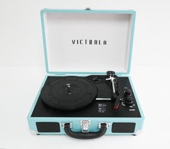 Victrola Journey 3-Speed Bluetooth Suitcase Record Player VSC-550BT Turquoise image 3