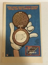 1985 Oreo Cookies Vintage Print Ad Advertisement  PA4 - £6.24 GBP
