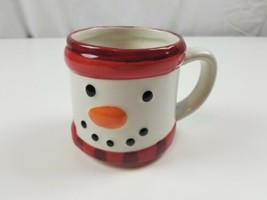 Hallmark Snowman Christmas Holiday Stackable  Coffee Tea Mugs - £11.29 GBP