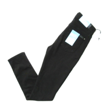 NWT 7 For All Mankind The Ankle Skinny in Black b(air) Destroyed Stretch Jean 25 - £56.66 GBP