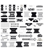 Oh My Stars Collection Tabbies Black and White - $470.24 MXN