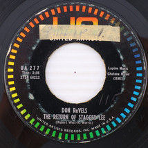 Don ReVels – The Return Of Stagger Lee / So Wonderful - 1960 45rpm Record UA 277 - £7.63 GBP