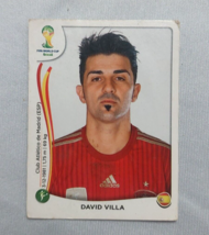 David Villa #125 Panini STICKER WORLD CUP Brazil 2014 - £0.86 GBP