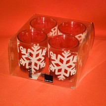 DESIGN IDEAS WINTER FROST VOTIVE HOLDER P0286. BUNDLED W/ 4-PK CRANBERRY... - $97.30 MXN