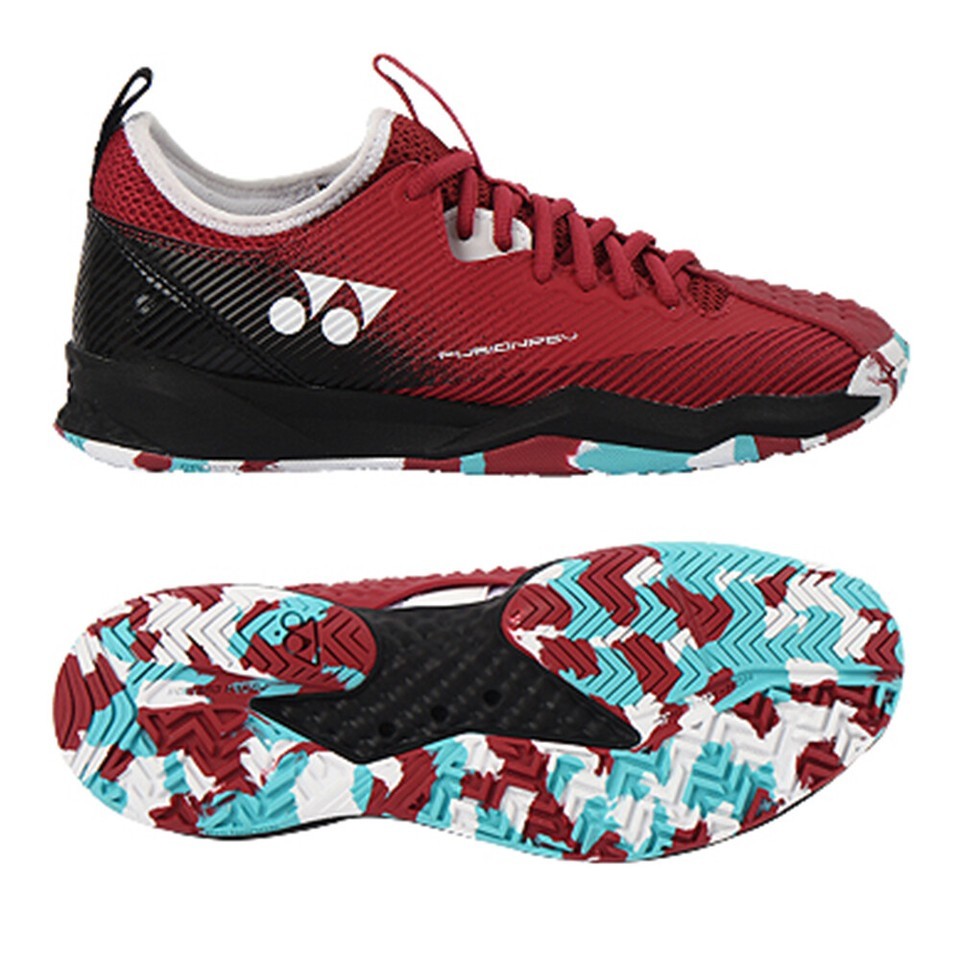 Yonex Power Cushion Fusionrev 4 Unisex Tennis Shoes Black Red NWT SHT-F4... - $112.41+