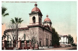 Santa Clara Mission Founded 1977 California Postcard 1909 - £8.73 GBP