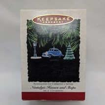 Hallmark Keepsake Christmas Ornament Nolstagic Houses And Shops Set Of 3 - £13.37 GBP