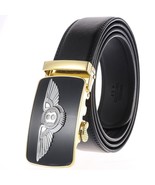 Men Belt Male Genuine Leather Belt Strap Famous Brand Luxury Automatic B... - £16.97 GBP