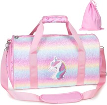 Dance Bag for Girls Ballet Bag for Girls with Shoes Compartment Girls Duffle Bag - £40.64 GBP