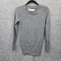 Mossimo Supply Co. Sweater Woman Large Gray Y2k Blended with Angora Rabi... - $13.79