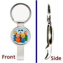 Fisher Price Little People Pendant or Keychain metal secret bottle opener - £11.50 GBP