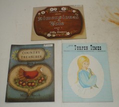 Lot Of 3 Craft Booklets - Country Treasures, Turpen Times, Priscilla Hauser - £5.16 GBP