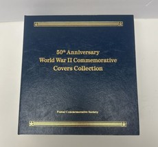 WWII 50th ANNIVERSARY WORLD WAR II COMMEMORATIVE COVERS COLLECTION STAMPS - $48.51