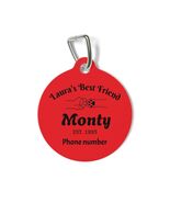Custom Pet Tag for Dogs and Cats,  Mans Best Friend Personalized,Pet ID,... - $16.99