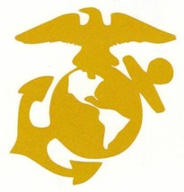 Highly Reflective Yellow Decal Marine Corps EGA Fire Helmet Sticker USMC - £2.73 GBP+