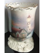 LENOX THOMAS KINKADE BEACON OF HOPE VOTIVE 2003 FINE IVORY CHINA - £22.21 GBP