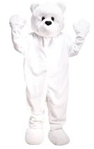 Hire a White Teddy Bear / Polar Bear CostumeHire service from establish ... - $46.87