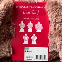 Soft &amp; Cozy Faux Fur Camel Loop Scarf For Cold Weather Accessories - $5.39