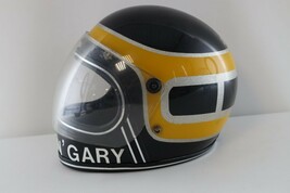 Vtg 70s Ski Doo Snowmobile Racing Riding Helmet Full Face Shield Adult X... - $173.20