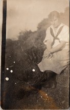 RPPC Alsea Oregon Taylor Family 1919 Darling Neva Hoffman Slocum Postcard F26 - £15.94 GBP