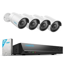 REOLINK 8CH 5MP Home Security Camera System, 4pcs Wired 5MP Outdoor PoE ... - £376.81 GBP