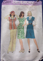 Vintage Simplicity Misses’ Dress Jumper Or Top Size 16-18 #7381  - £4.73 GBP