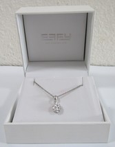 Effy Women&#39;s Sterling Silver Diamond Pendant Necklace with Box - £118.99 GBP