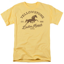 Yellowstone Dutton Ranch Logo Yellow Colorway T-Shirt Yellow - £11.98 GBP