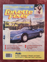 CORVETTE FEVER Magazine January February 1986 86 Convertible Roadster Paces Indy - £10.76 GBP