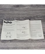 VTG 1986 Bed Bugs Board Game Instructions Sheet Replacement Rules Milton... - $3.99