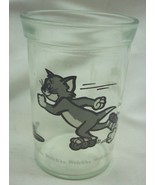 VINTAGE 1990 WELCH&#39;S Tom &amp; Jerry ROLLER SKATING TOM CAT 4&quot; Juice Glass Cup - $20.37 CAD