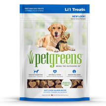 Pet Greens Li&#39;l Treats Soft Mini Dog Treats Salmon 1ea/6 oz - £9.43 GBP