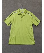 CALLAWAY Golf Polo Shirt Mens L Yellow Performance Stretch Vented Moistu... - £18.47 GBP