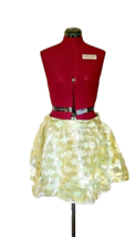 Love Riche Skirt Lime Green Women Embroidered Banded Waist Size Large - $23.07